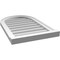 Ekena Millwork Round Top Surface Mount PVC Gable Vent w/ 2"W x 2"P Brickmould Sill Frame, 18"W x 28"H GVPRT18X2803SN - alternate 5
